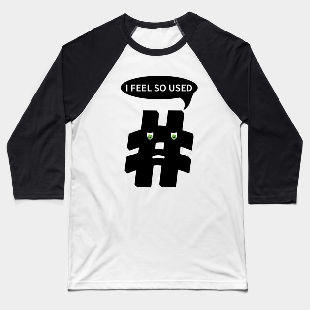 Hashtag Baseball T-Shirt by mailboxdisco